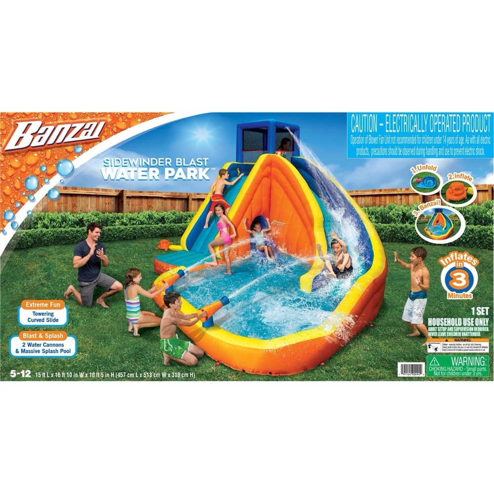 BANZAI Sidewinder Blast Water Park